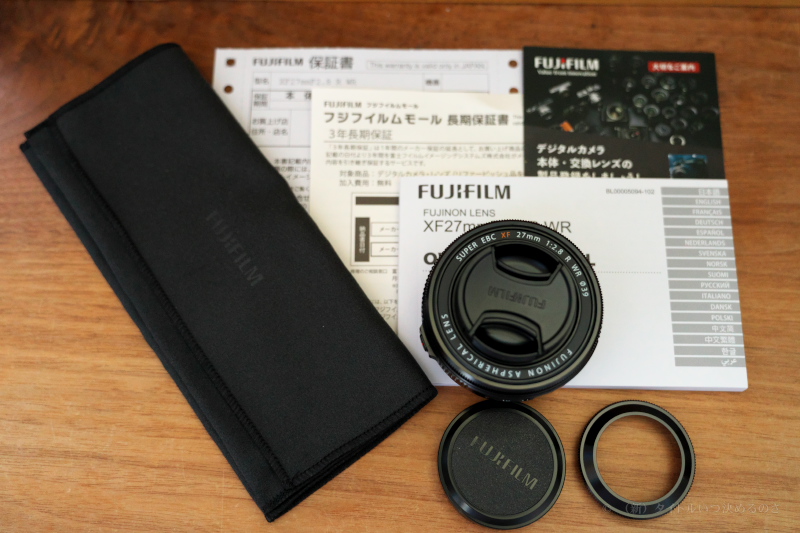 FUJINON XF27mm F2.8 R WR」レビュー！ ～ フジフイルムのコンパクト
