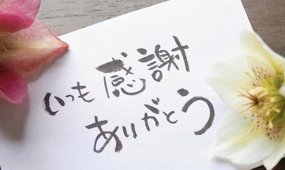 ありがとうと言う人