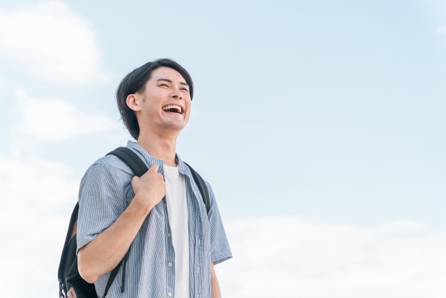 目標に向かって進む人