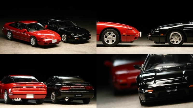 モデルインプレッション】 INNO Models 1/64 - Nissan 180SX (Black