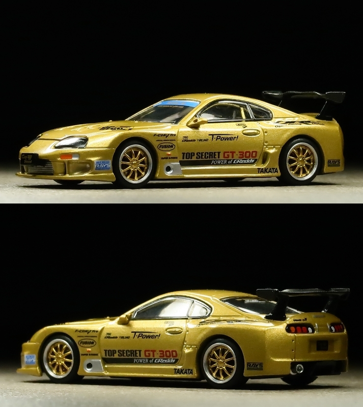 ミニカーレビュー】 POP RACE 1/64 - Top Secret GT300 Supra