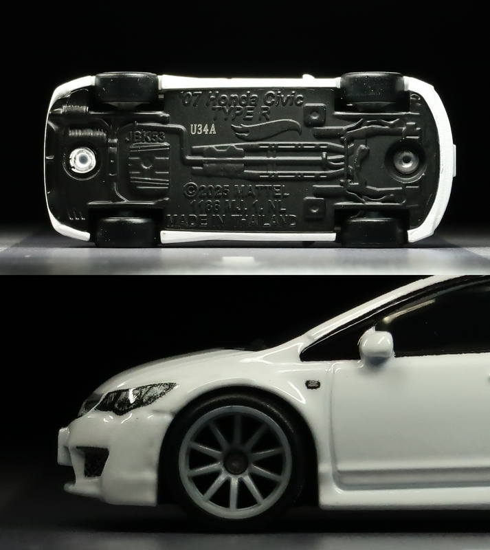 ミニカーレビュー】 Hotwheels Ronin Run II - `07 Honda Civic Type R