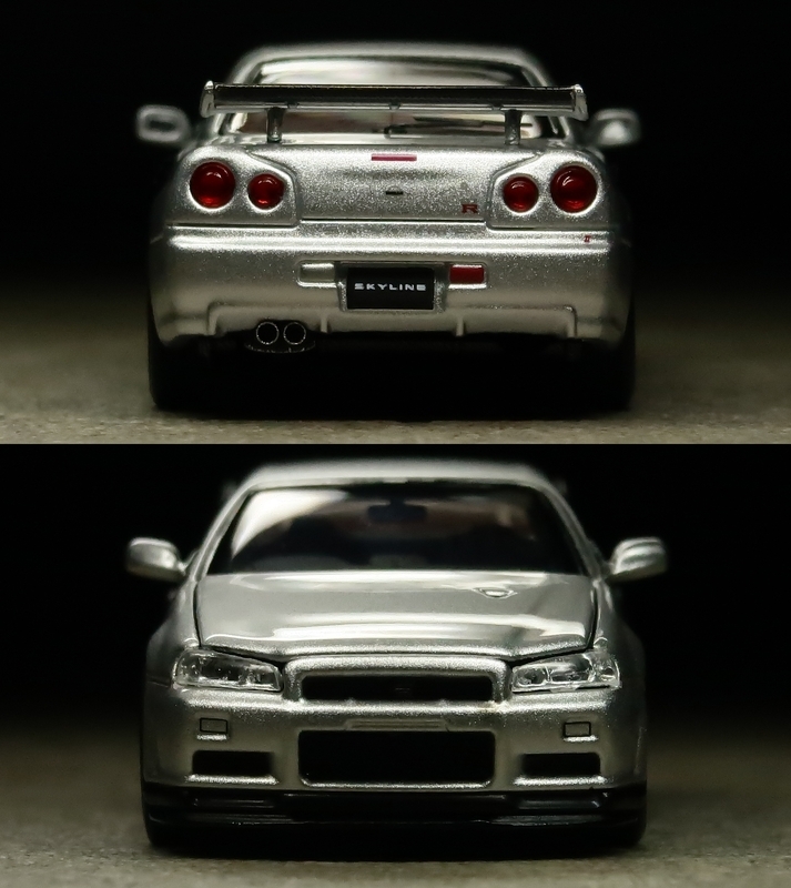 ミニカーレビュー】 Motorhelix 1/64 - Nissan Skyline GT-R V-Spec II
