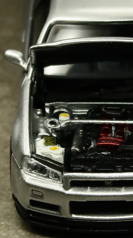 ミニカーレビュー】 Motorhelix 1/64 - Nissan Skyline GT-R V-Spec II