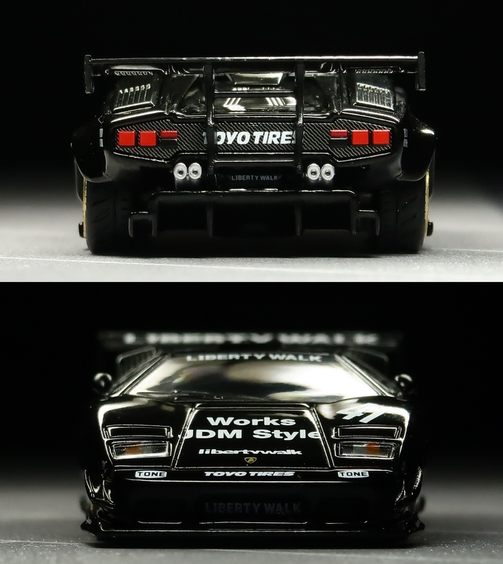 ミニカーレビュー】 Mini GT 1/64 - Lamborghini Countach LB-WORKS