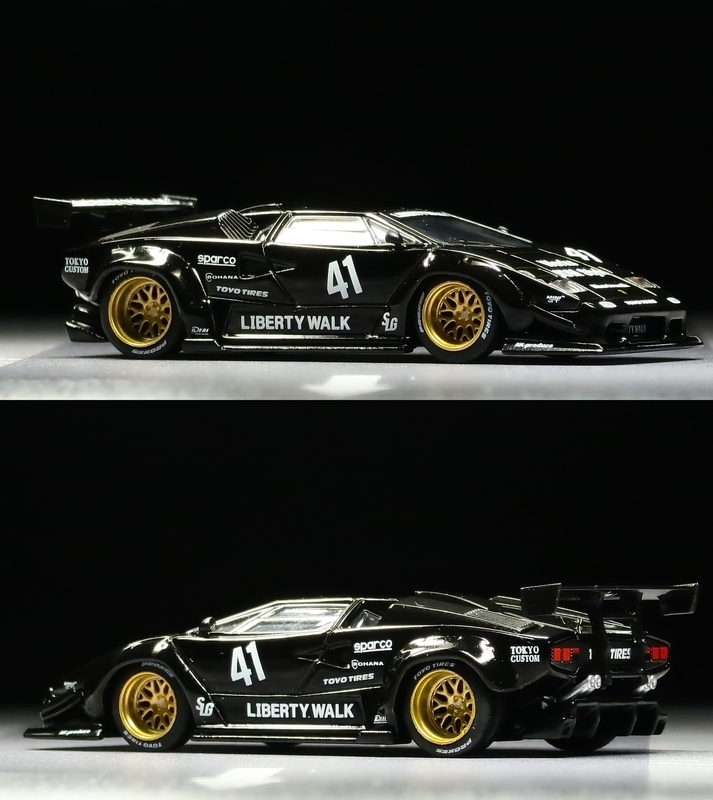 ミニカーレビュー】 Mini GT 1/64 - Lamborghini Countach LB-WORKS