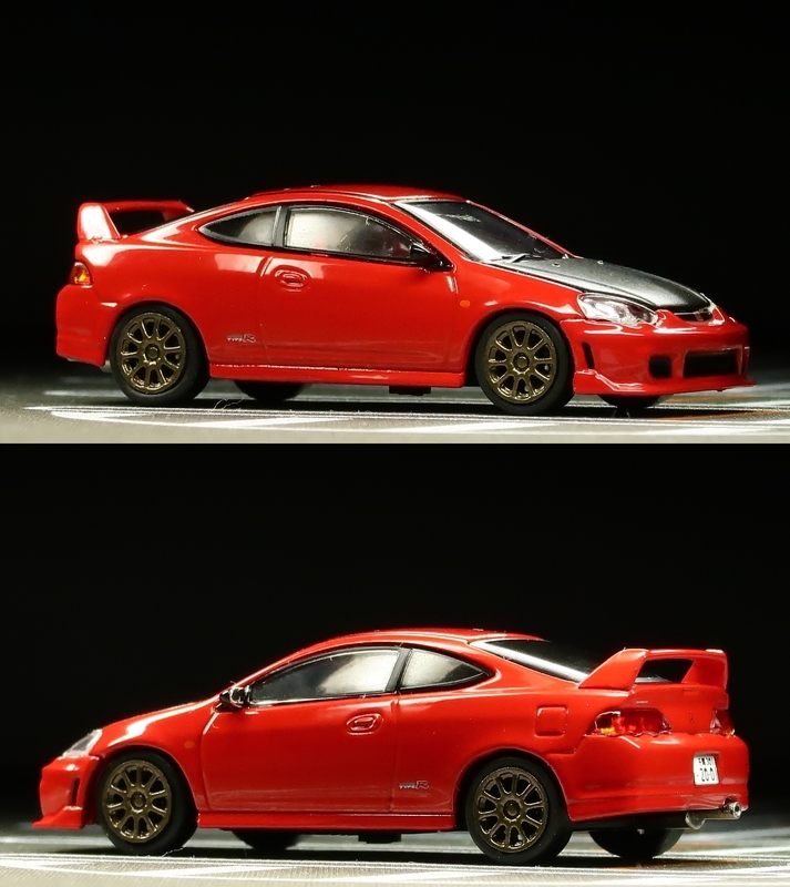 ミニカーレビュー】 Tarmac Works 1/64 - Honda Integra TYPE R DC5