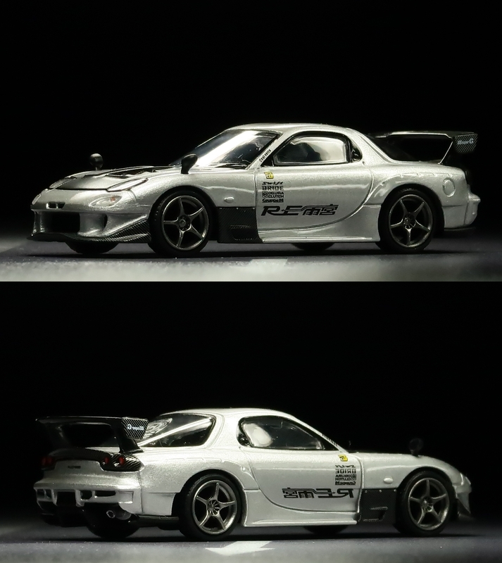 ミニカーレビュー】 Mini GT 1/64 - Mazda RX-7 RE-Amemiya (FD3S