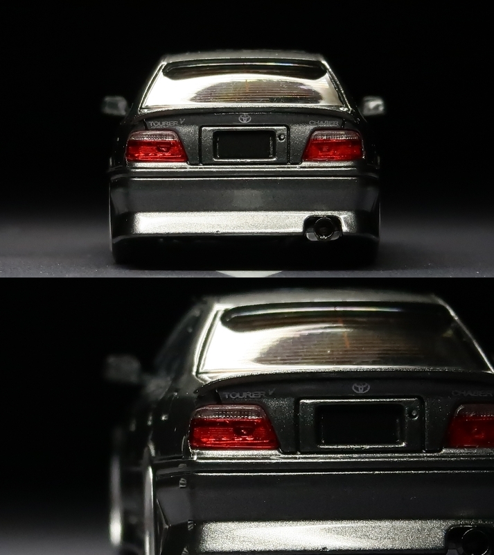 1/64 トヨタ チェイサー JZX100 4台セット 緻密に造形されたエンジンディテール！トヨタ チェイサー JZX100