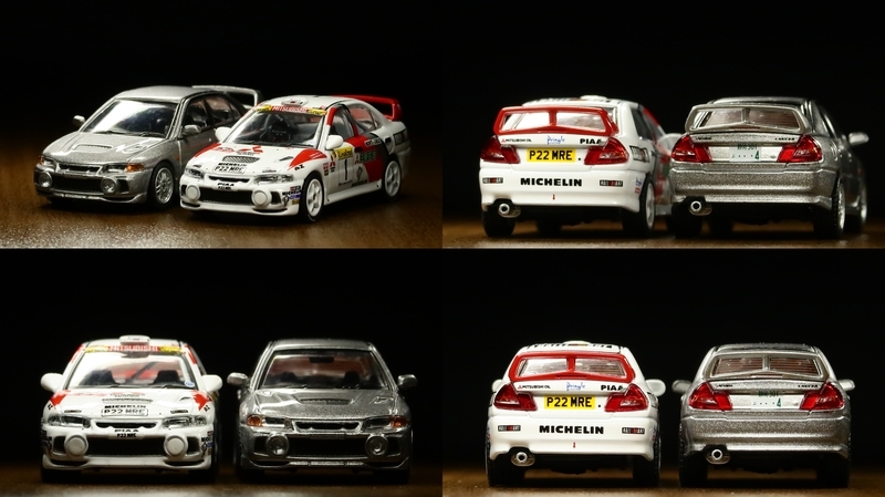 ミニカーレビュー】 Tarmac Works 1/64 - Mitsubishi Lancer Evolution