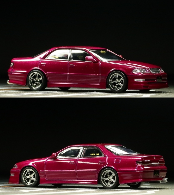 ミニカーレビュー】 Tarmac Works 1/64 - Vertex Toyota MarkII JZX100