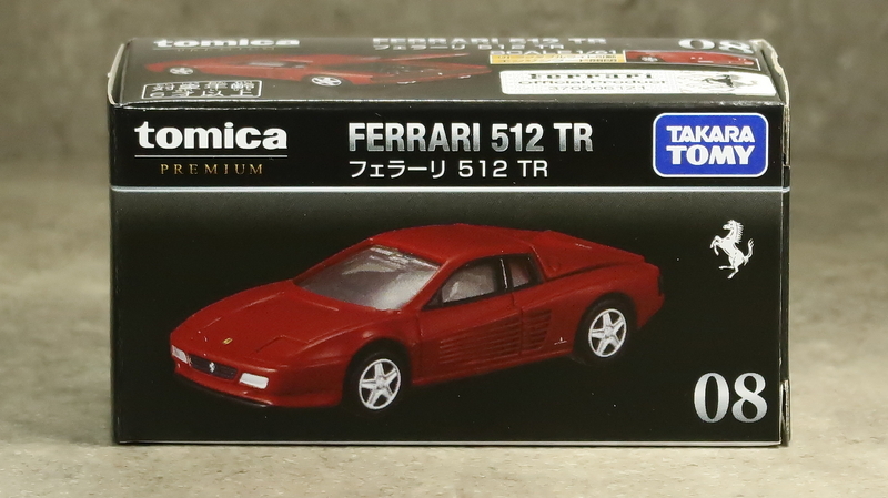 ミニカーレビュー】 Tomica Premium No.8 - Ferrari 512TR 通常品 (Red