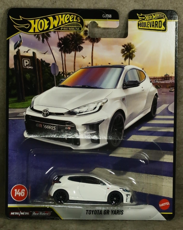 ミニカーレビュー】 Hotwheels Premium Boulevard - Toyota GR Yaris