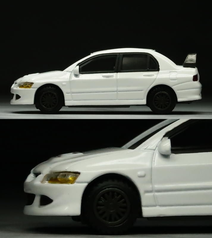 こんなのもあった】 Epoch Capsule Mtech 1/72 - Mitsubishi Lancer