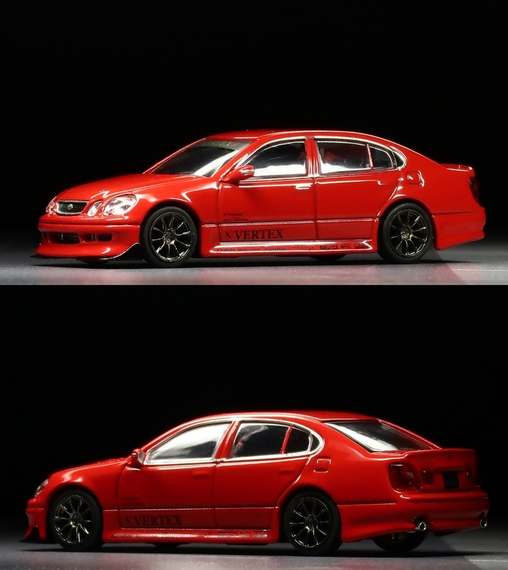 トヨタ　アリスト　改造　1/64 ミニカー　新車　改造 ミニカーレビュー】 Tarmac Works 1/64 - VERTEX Toyota Aristo