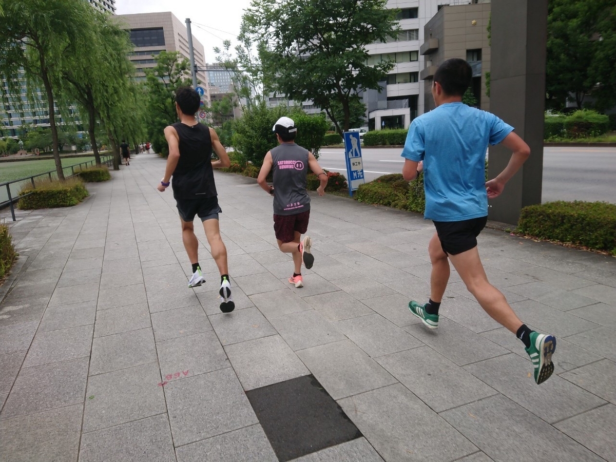 皇居ランから目指せサブ55