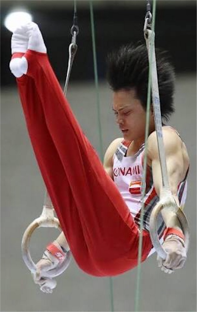 元体操の選手 つり輪かあん馬 妄想族のwakwakレポート