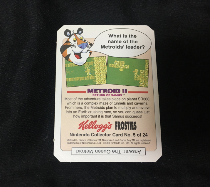 メトグッズ紹介】Kelloggs Nintendo Collector Cards【006