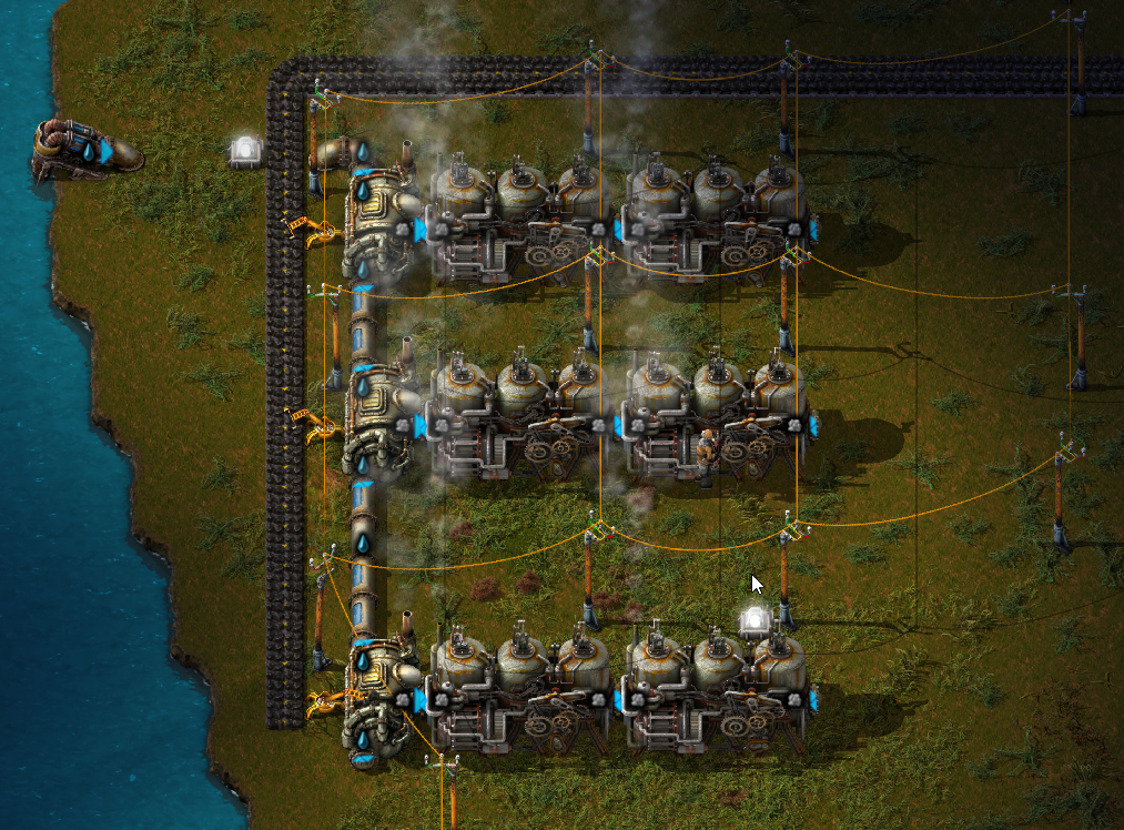 蒸気機関のボイラーに自動で石炭を入れる方法 Factorio ユートピアなゲームの日々