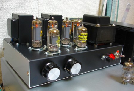 Bluetooth付 アンプ部6V6採用シャープ真空管ラジオ マジックアイ