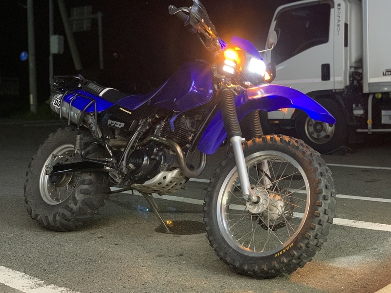 TW200にIPFのオフロードフォグランプを取り付けた - 鈍速巡航