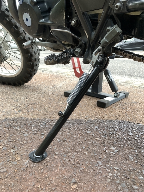 TW200のサイドスタンドの延長あれこれ - 鈍速巡航