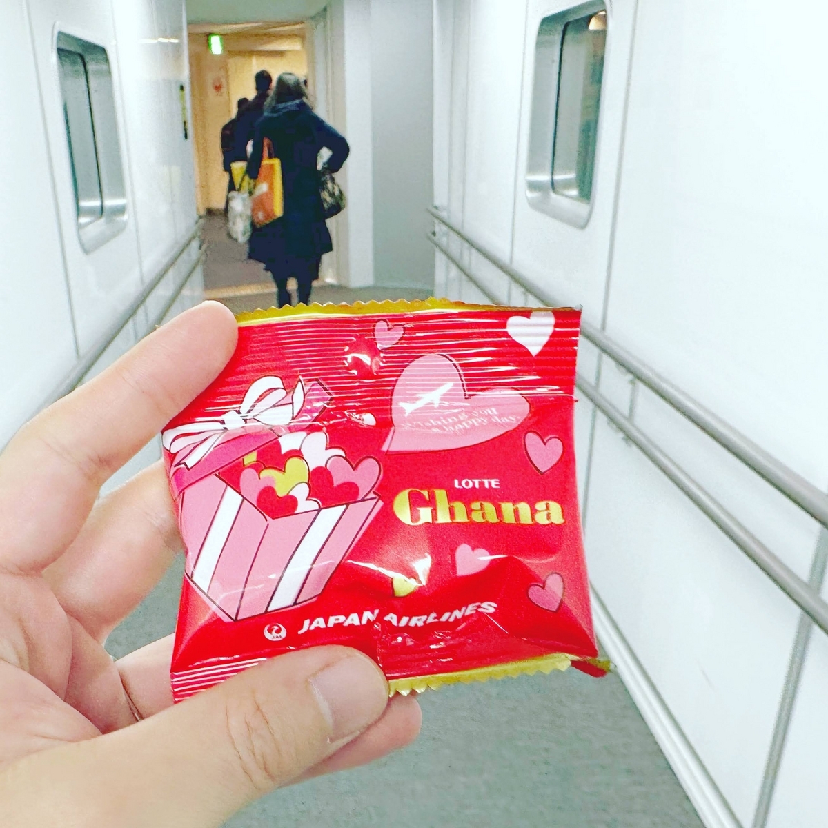 バレンタイデーフライトでチョコレートもらえる? JALさんオリジナルのロッテ・ガーナチョコ | バレンタイデーフライトでチョコレートもらえる?