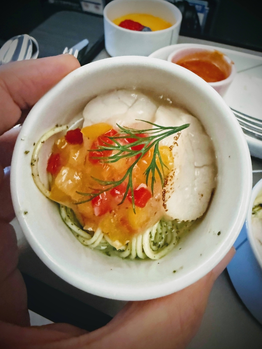 JAL国内線ファーストクラス 2025年8月下旬の機内食(夕食・羽田発