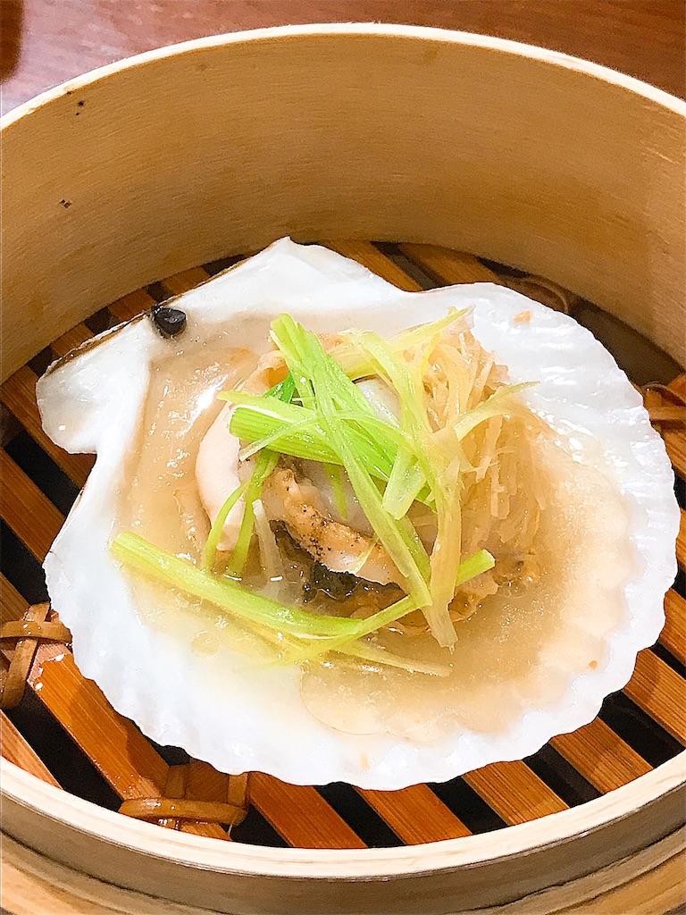 ホタテ, 帆立, 清蒸,清蒸鮮魚 