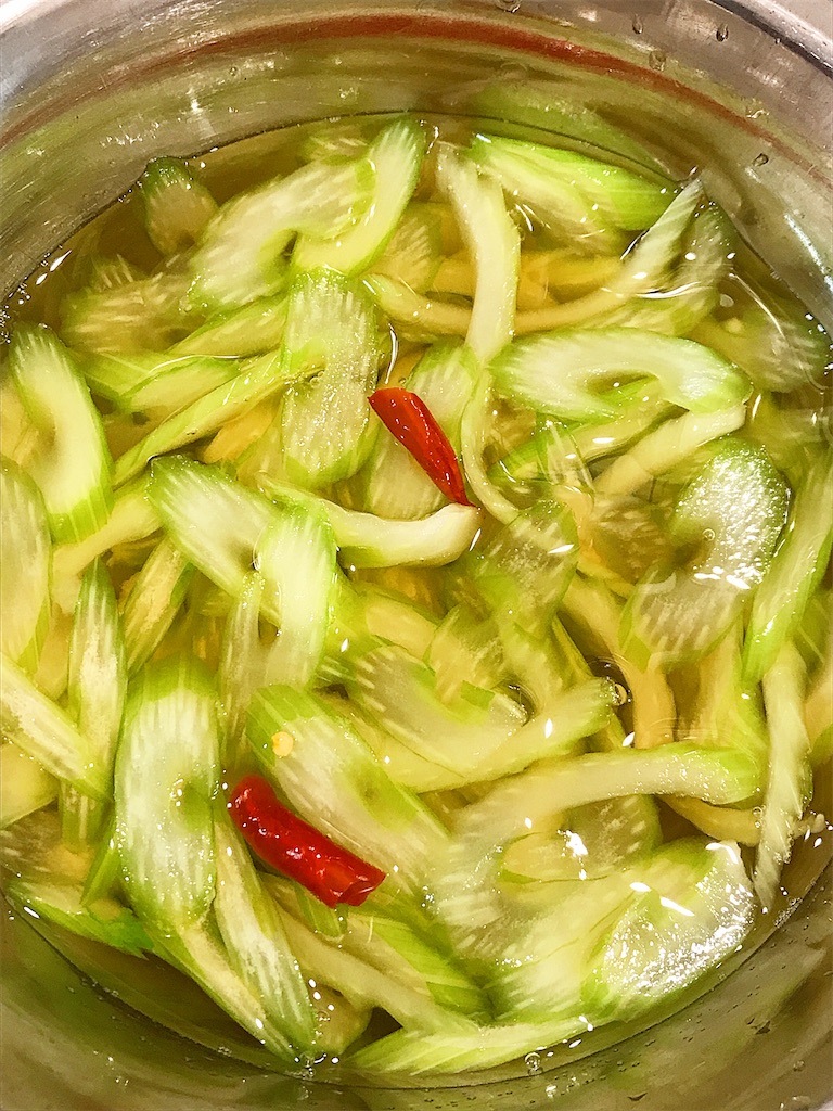 セロリ, 出汁浸し, おひたし, 漬け物, 和風