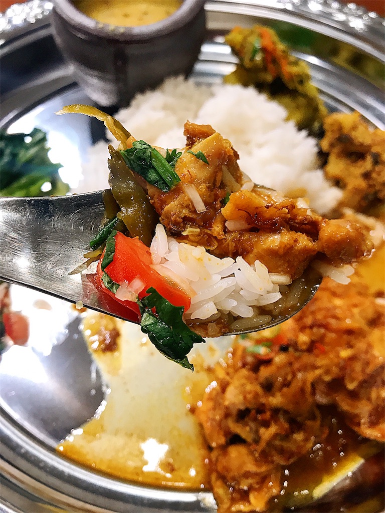 ネパール,ダルバート, アチャール, カレー, スパイスカレー