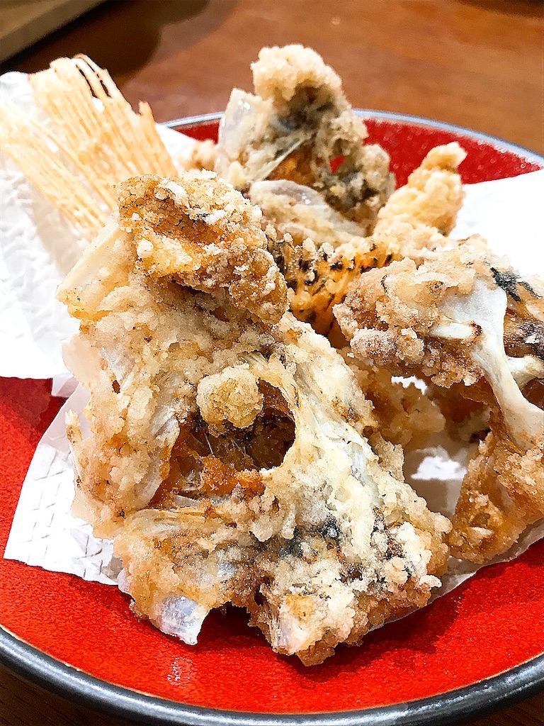 ミノカサゴ, 骨煎餅, 唐揚げ, 骨せんべい