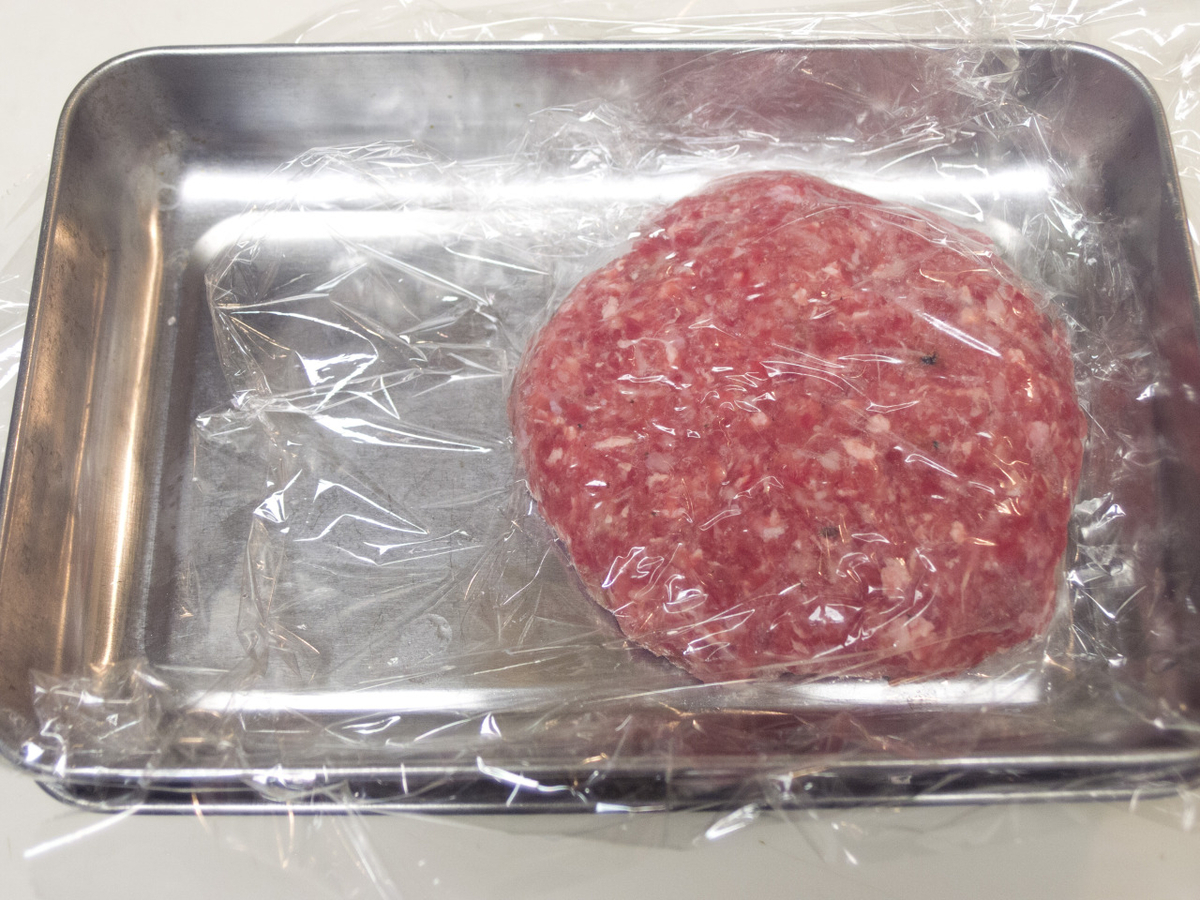 ハンバーガー, パテ, パティ, 合い挽き肉