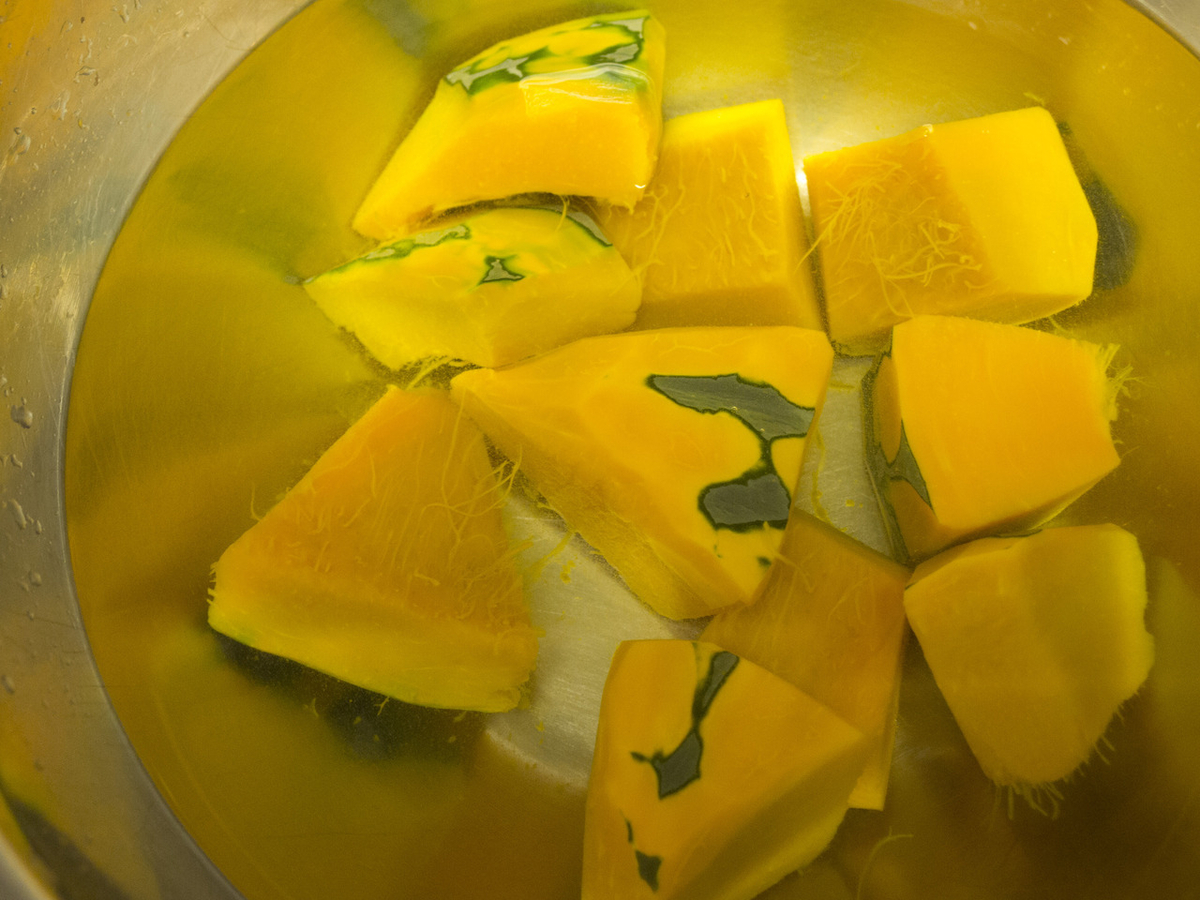 南瓜, カボチャ, 煮物, 煮崩れない,煮崩れしないカボチャの煮物, 美味しい, レシピ