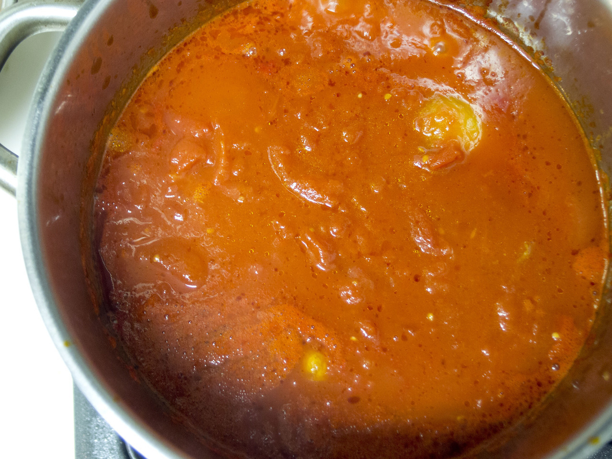 トマトソース, トマト, イタリアン, 落合, シェフ,落合務, ラベットラ, レシピ, トマト缶, パスタ, 使い方