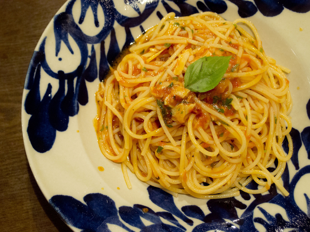 トマトソース, トマト, イタリアン, 落合, シェフ,落合務, ラベットラ, レシピ, トマト缶, パスタ, 使い方