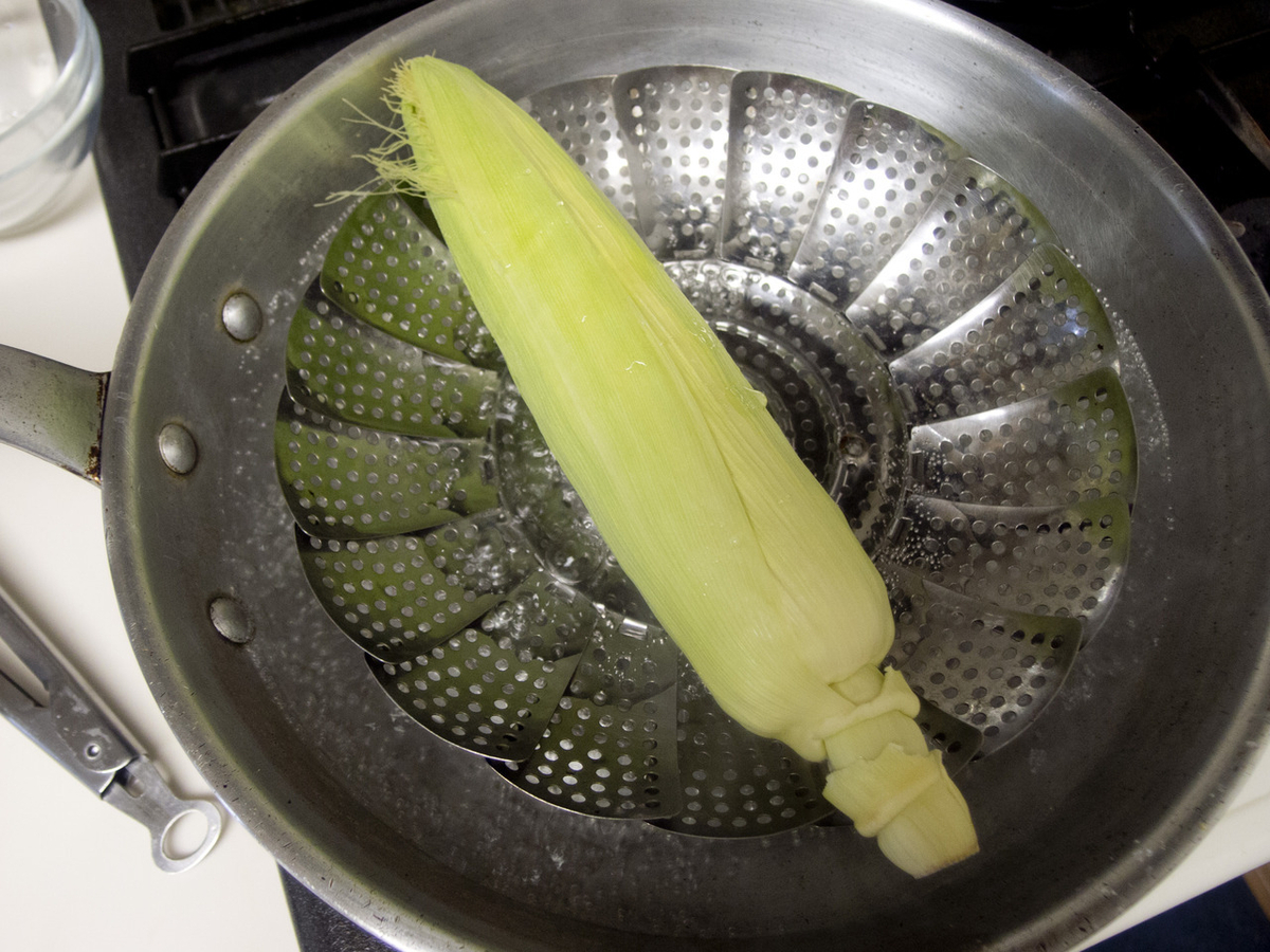 とうもろこし, トウモロコシ, 天ぷら, てんぷら, 天麩羅, 破裂しない, 揚げ方, コツ, コーン, 玉蜀黍