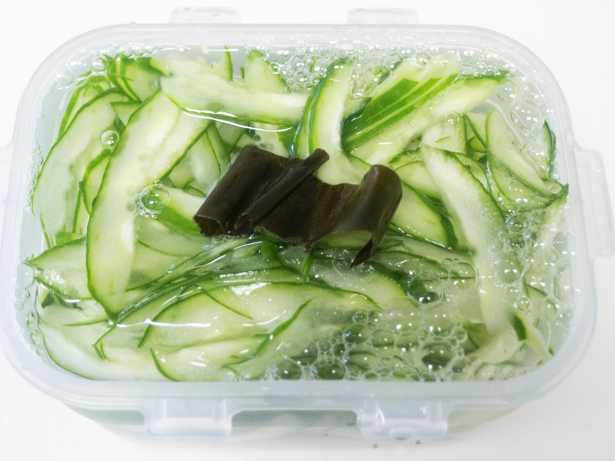 キュウリ, 胡瓜, 塩もみ, プロ, レシピ, 作り方, 簡単, 塩水,色出し, 板ずり