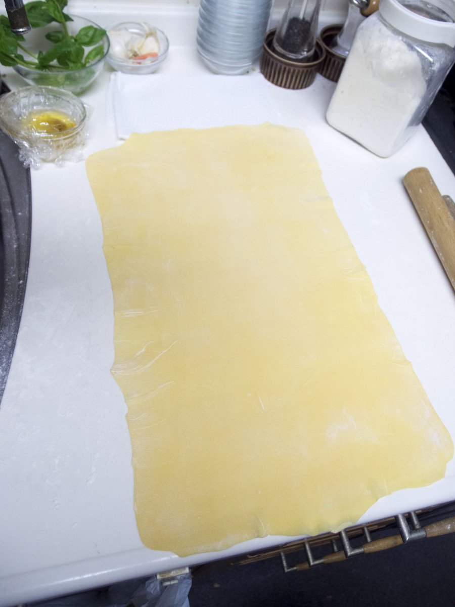 自家製だからうまい全粒粉入り手打ちパスタ