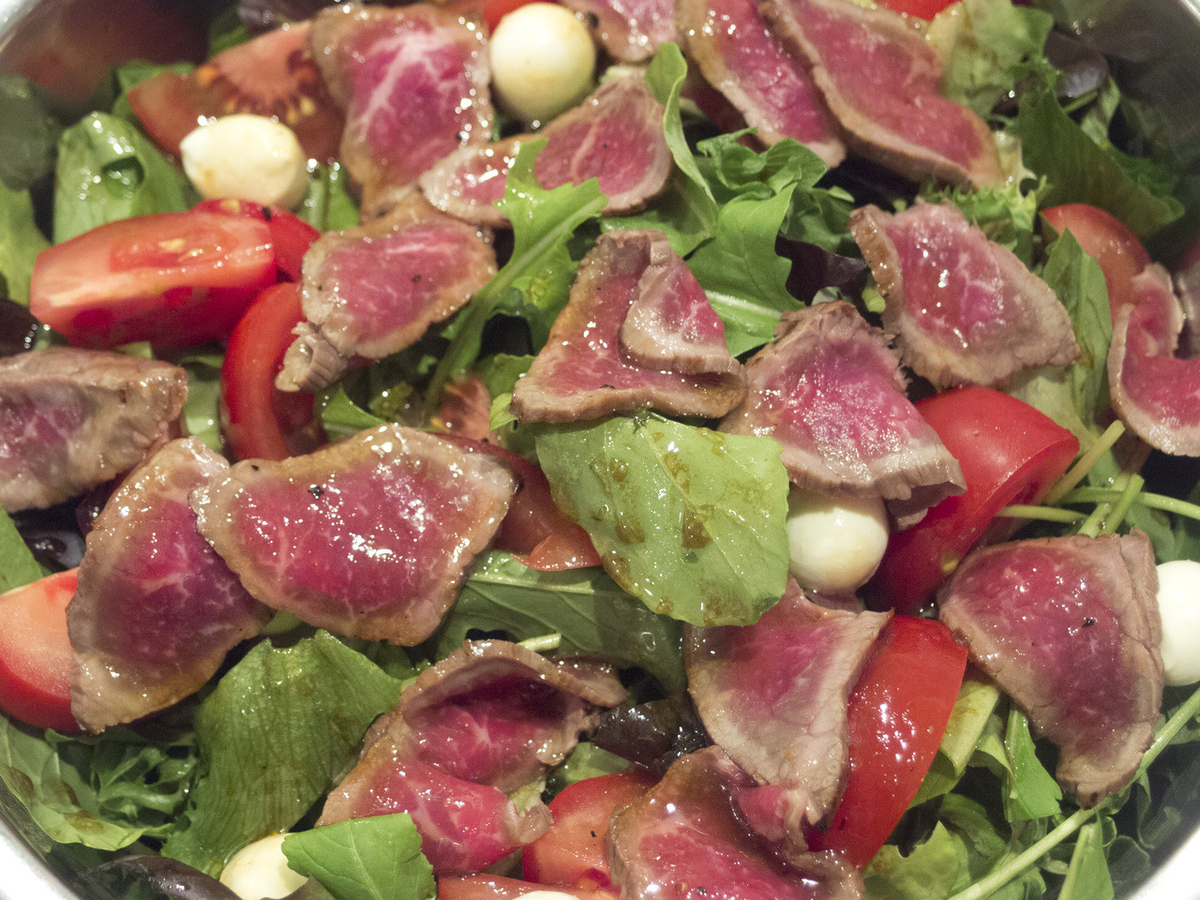 牛肉, たたき, タタキ, ポン酢, 卵黄ソース, 安全, レシピ