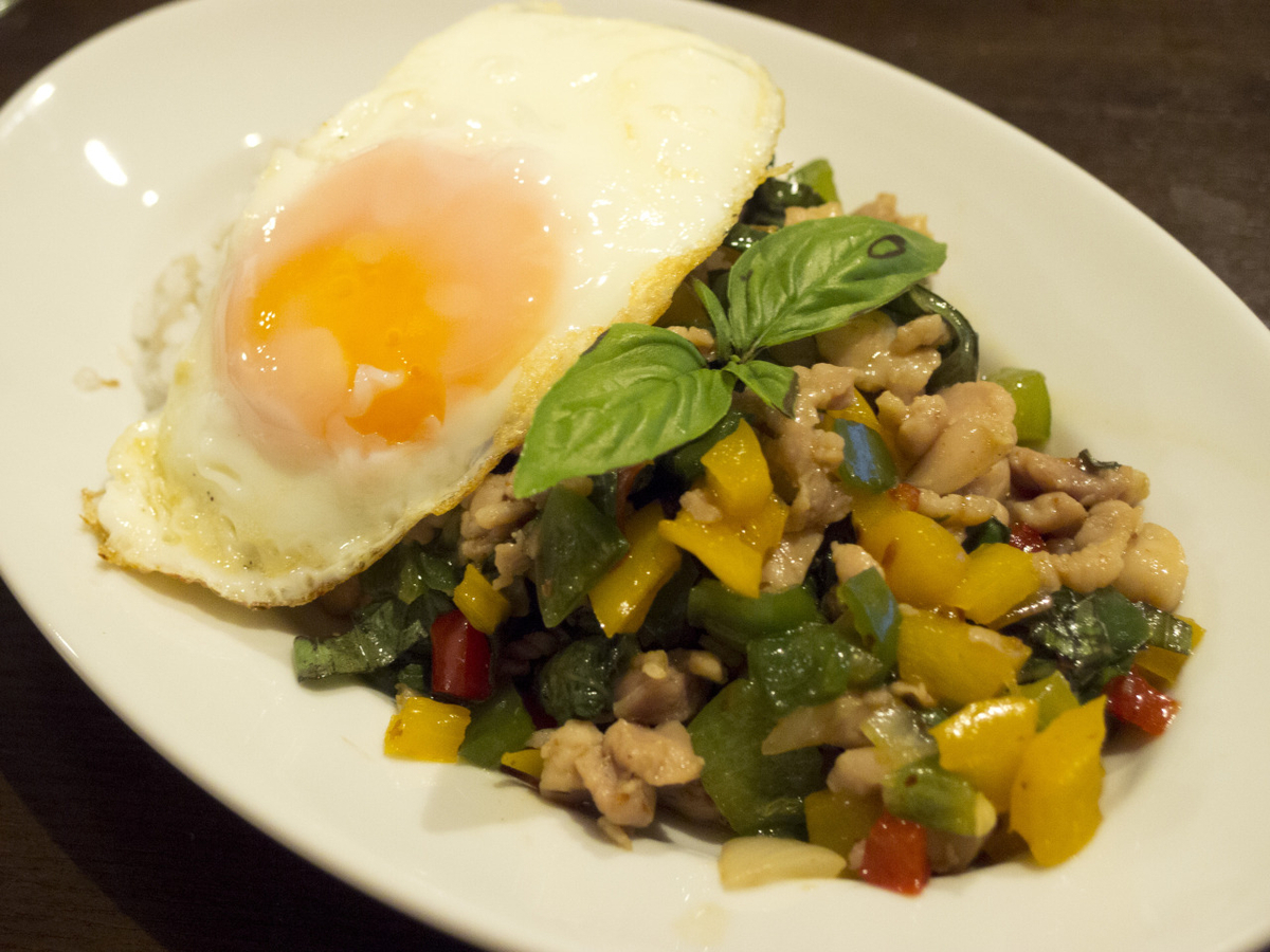 ガパオ, バジル, プロ, レシピ, チャーン島