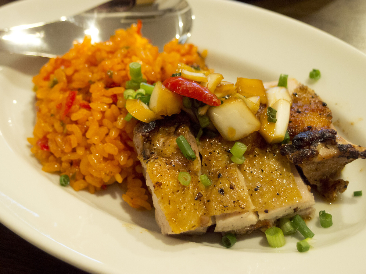 グアム, チャモロ, レッドライス, BBQチキン, 炊き込みご飯, レシピ, アチョーテパウダー, 郷土料理