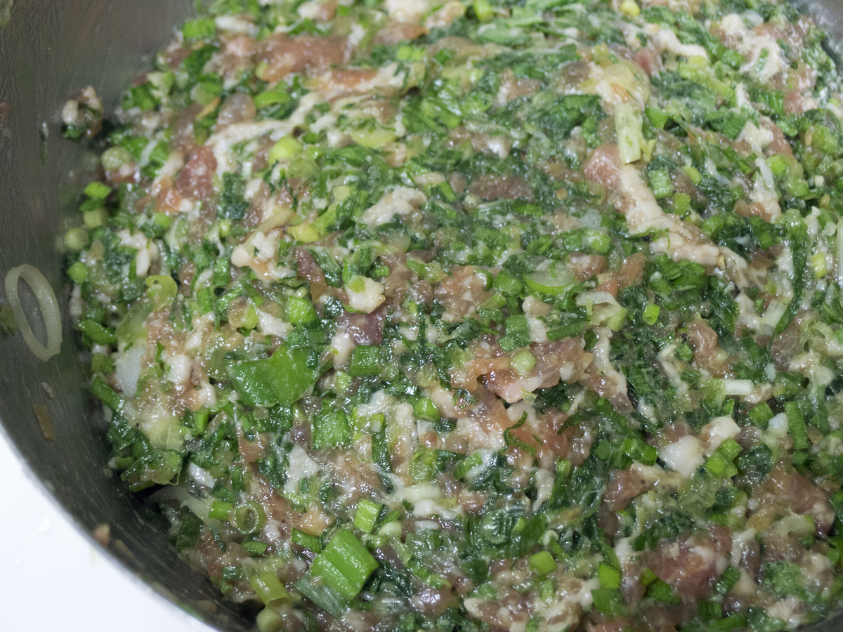カブ,かぶ, 葉っぱ, 豚肉, ギョウザ, 餃子, 皮, 手作り, レシピ
