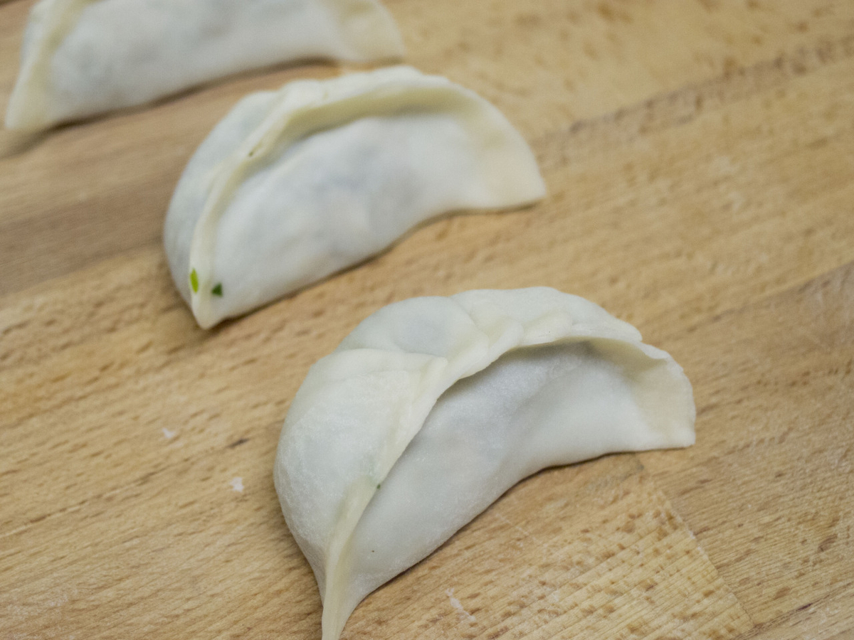 カブ,かぶ, 葉っぱ, 豚肉, ギョウザ, 餃子, 皮, 手作り, レシピ