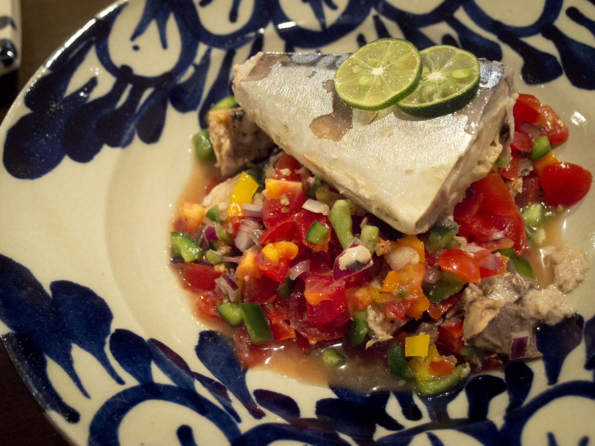 鯖缶, さば缶, サバ缶, 缶詰, 水煮, レシピ, スペイン, サラダ