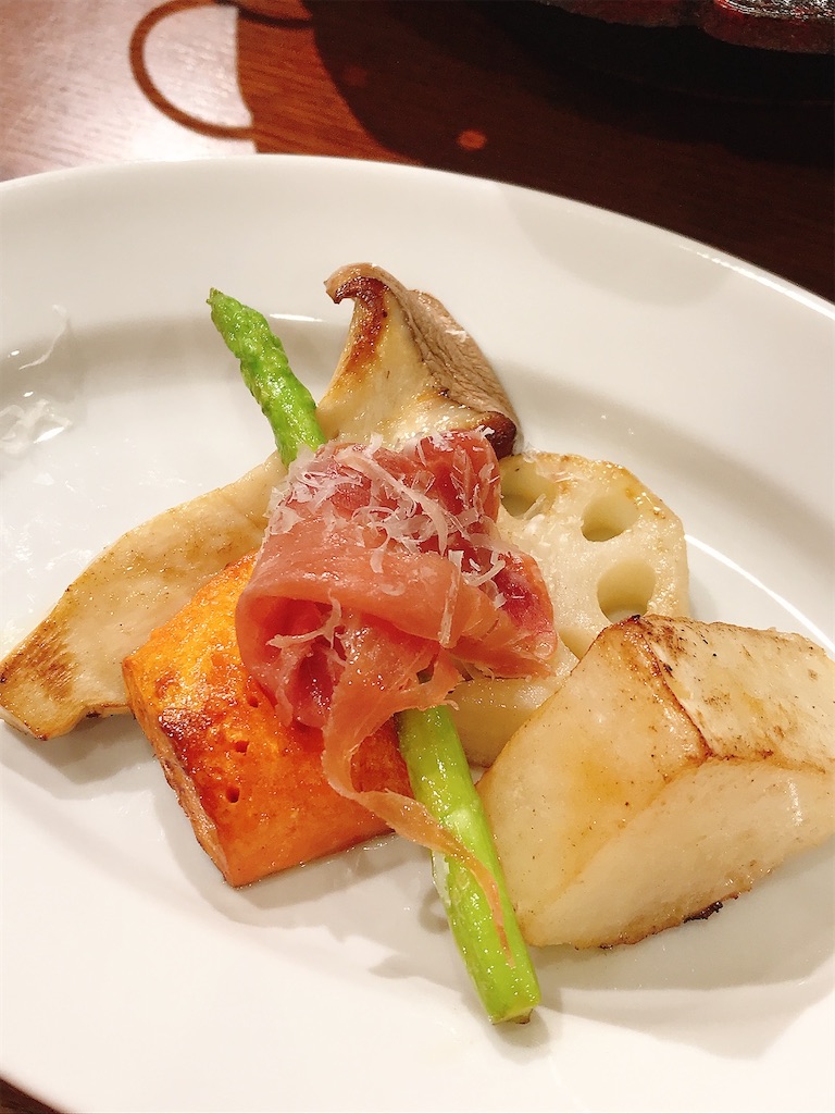 焼野菜のサラダ