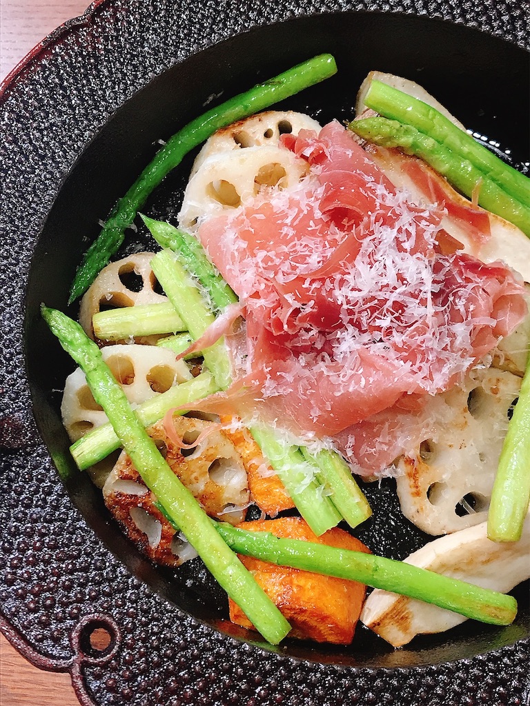 焼野菜のサラダ