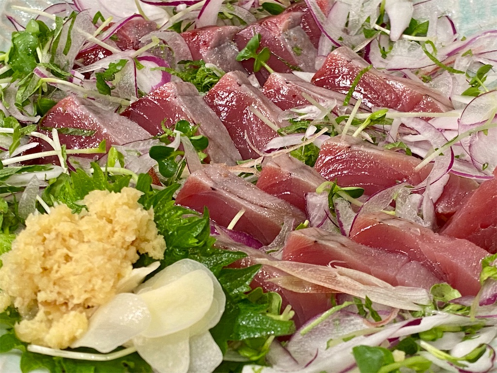 鰹のたたき, カツオのたたき