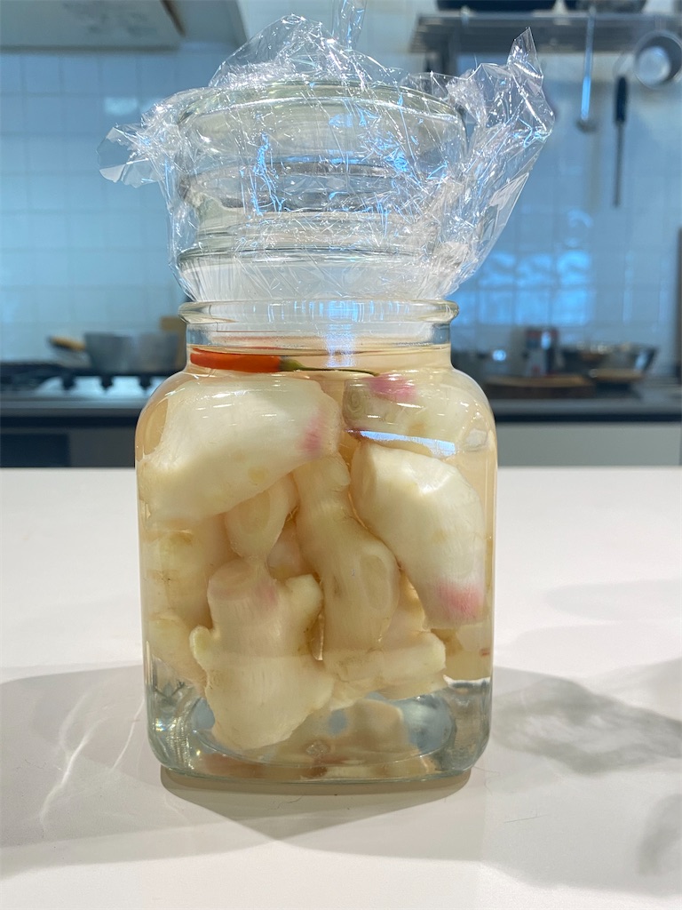 新生姜, 泡姜, 泡菜生姜, 泡菜新生姜, つくりかた, レシピ