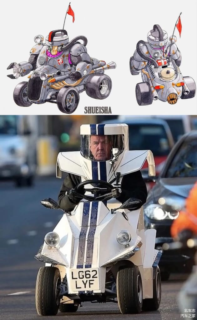 英国著名主持人 Jeremy Clarkson 的 Cosplay 有几分神似
